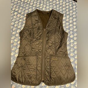 Barbour vest Betty fleece liner dark olive